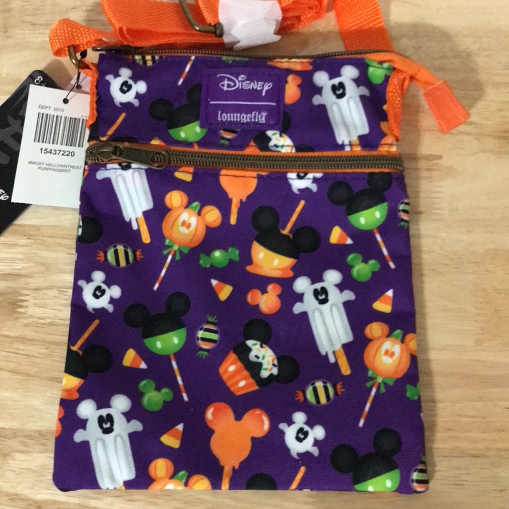 Loungefly Disney Halloween Treats Passport  Bag - Picture 4 of 16